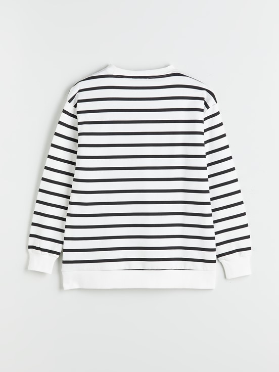 Sweatshirt SİYAH ÇİZGİLİ