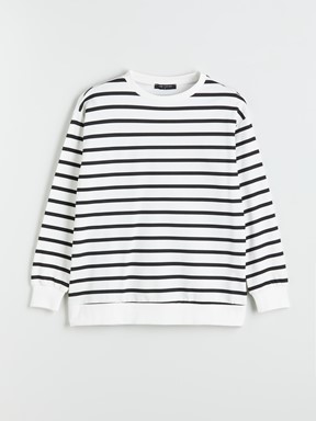 Sweatshirt SİYAH ÇİZGİLİ