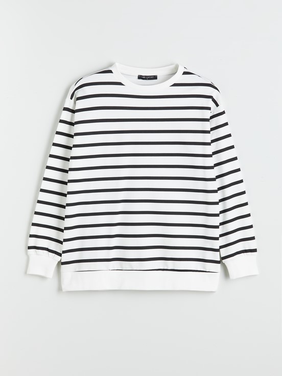 Sweatshirt SİYAH ÇİZGİLİ