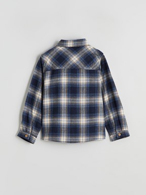 Gömlek KOYU LACİVERT EKOSELİ