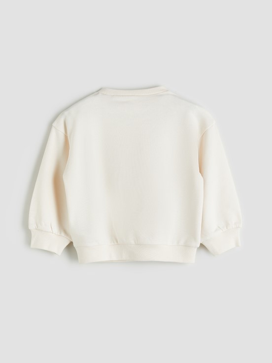 Sweatshirt KREM RENGİ