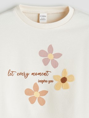 Sweatshirt KREM RENGİ