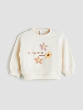 Sweatshirt KREM RENGİ