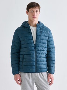 Şişme Mont KOYU YEŞİL