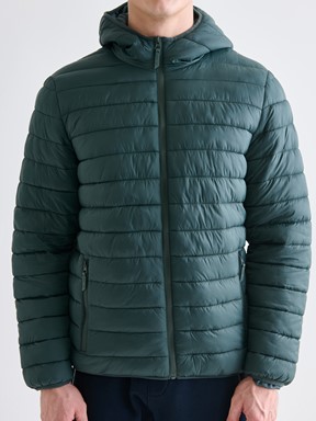 Şişme Mont KOYU YEŞİL