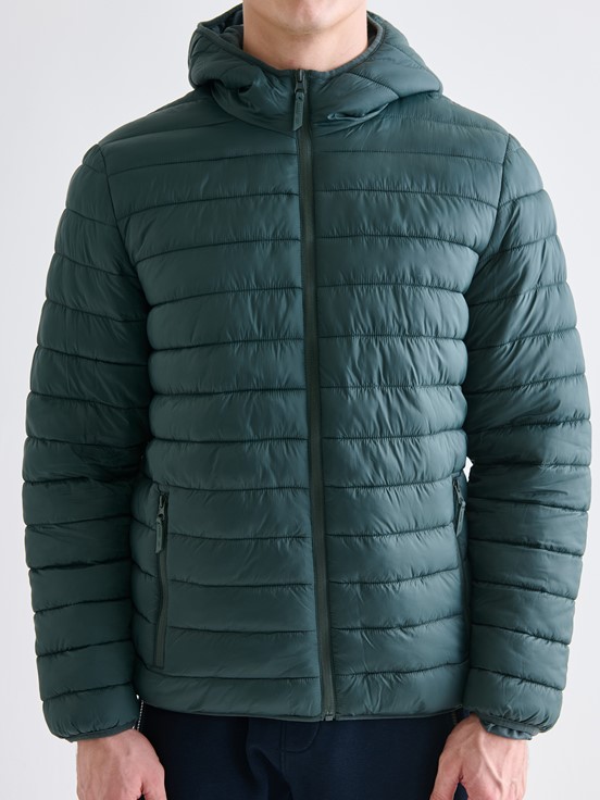 Şişme Mont KOYU YEŞİL