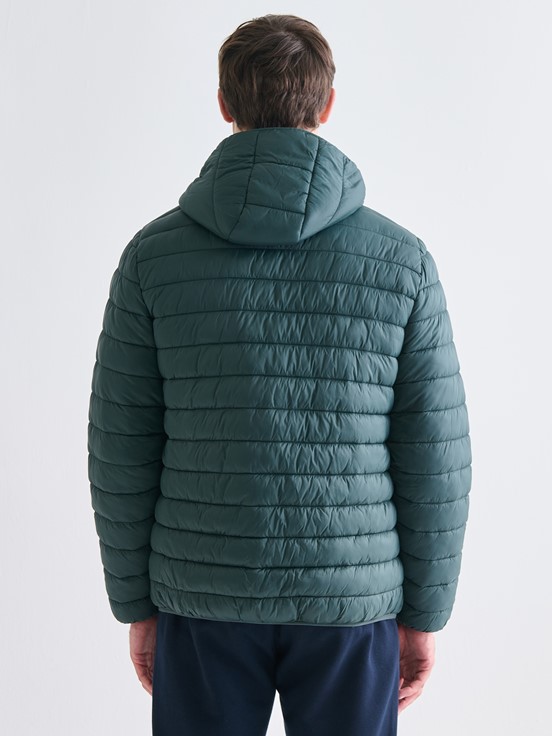 Şişme Mont KOYU YEŞİL