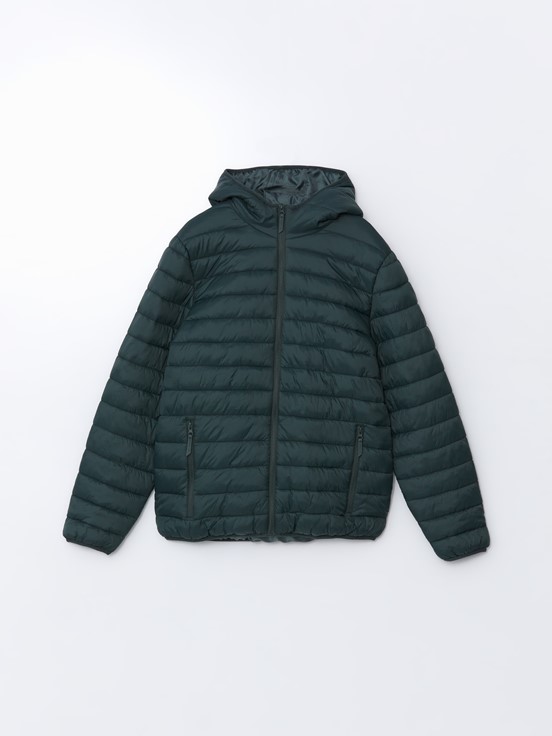 Şişme Mont KOYU YEŞİL