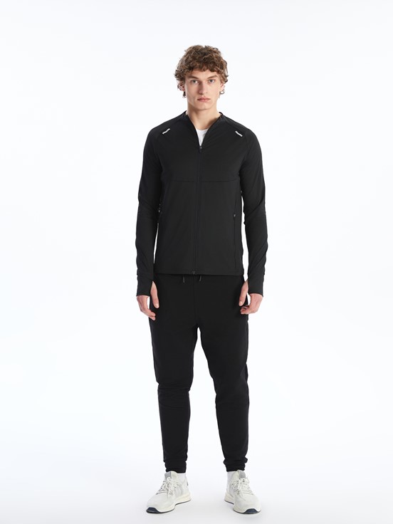 Fermuarlı Sweatshirt YENİ SİYAH