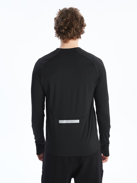 Fermuarlı Sweatshirt YENİ SİYAH