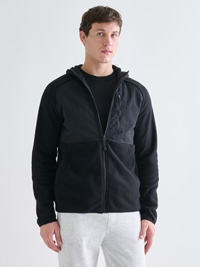 Fermuarlı Sweatshirt YENİ SİYAH