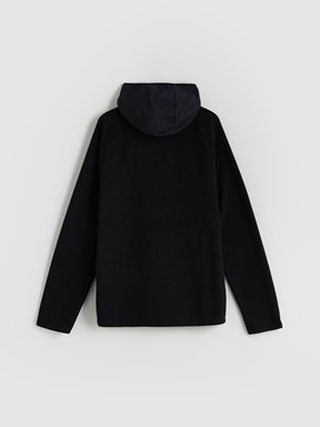 Fermuarlı Sweatshirt YENİ SİYAH