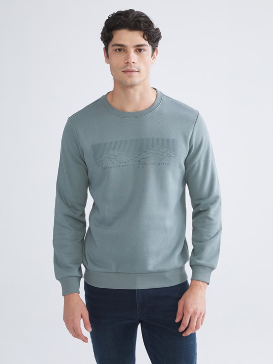 Sweatshirt MAT YEŞİL