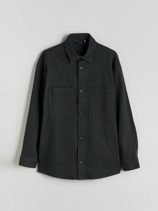 Gömlek Ceket KOYU YEŞİL