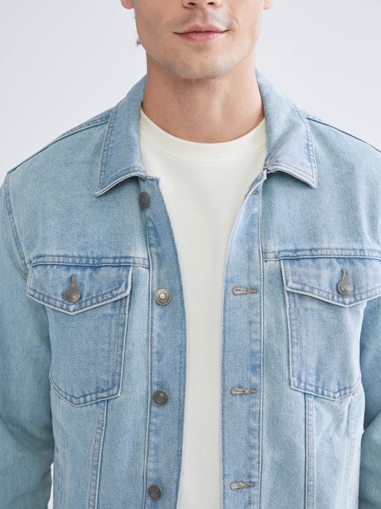 Jean Ceket AÇIK İNDİGO RODEO