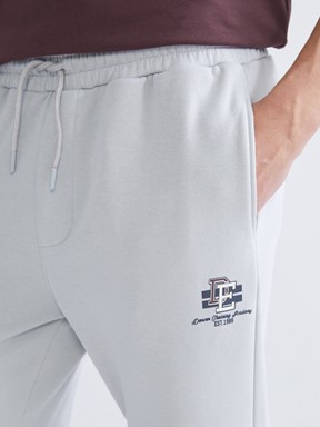 Standart Kalıp Erkek Jogger Eşofman Altı AÇIK GRİ