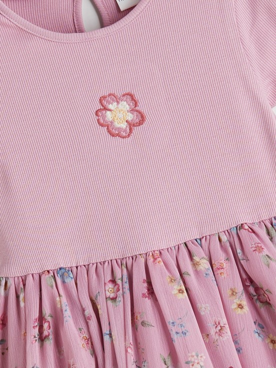 Elbise PEMBE LEYLAK