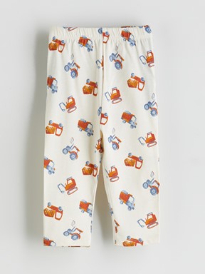 Pijama Takım EKRU BASKILI