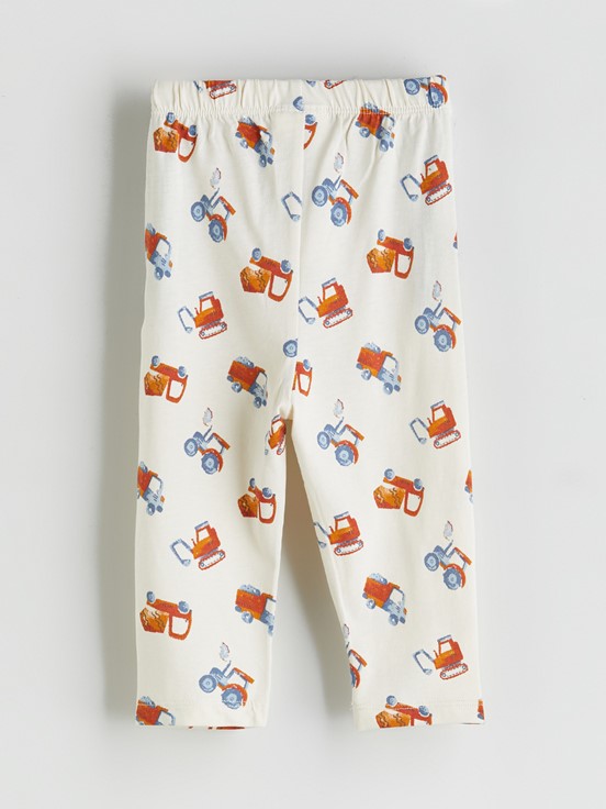 Pijama Takım EKRU BASKILI