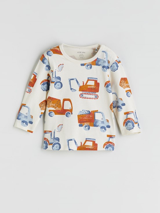 Pijama Takım EKRU BASKILI