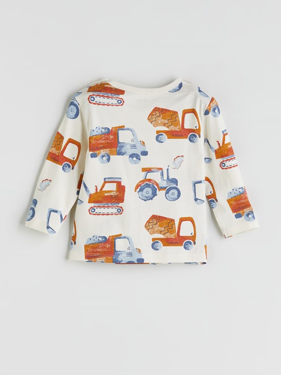 Pijama Takım EKRU BASKILI