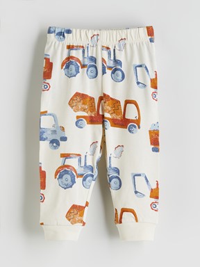 Pijama Takım EKRU BASKILI