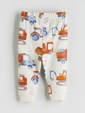 Pijama Takım EKRU BASKILI