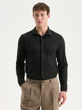 Gömlek GRİ ÇİZGİLİ