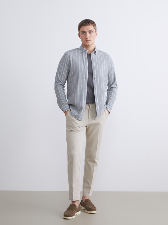 Gömlek GRİ ÇİZGİLİ