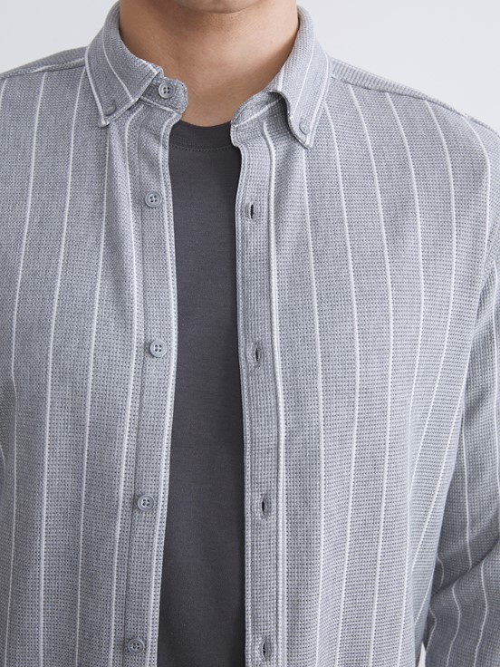 Gömlek GRİ ÇİZGİLİ