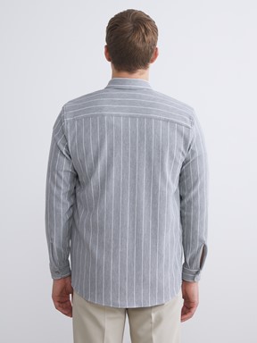 Gömlek GRİ ÇİZGİLİ