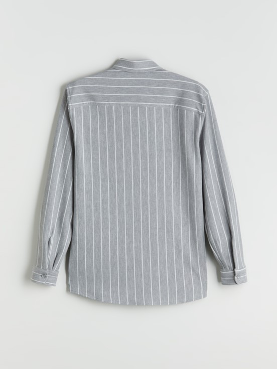 Gömlek GRİ ÇİZGİLİ