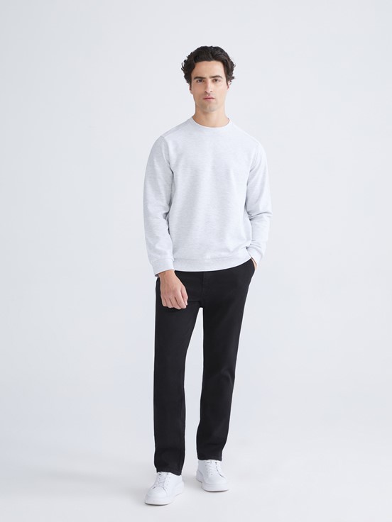 Sweatshirt AÇIK GRİ MELANJ