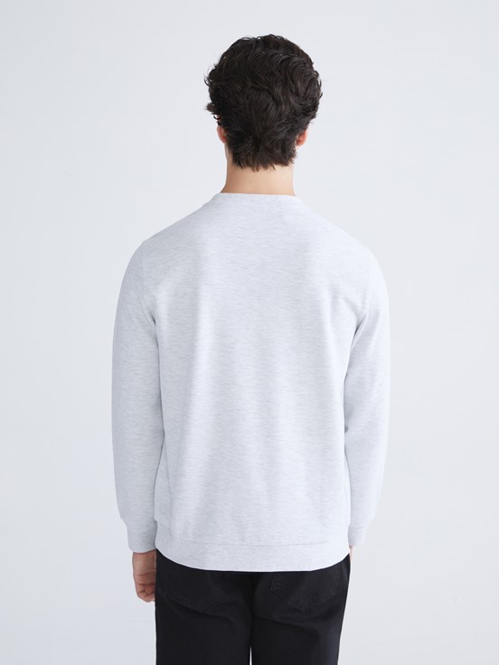 Sweatshirt AÇIK GRİ MELANJ
