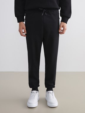 Slim Fit Erkek Jogger Eşofman Altı YENİ SİYAH