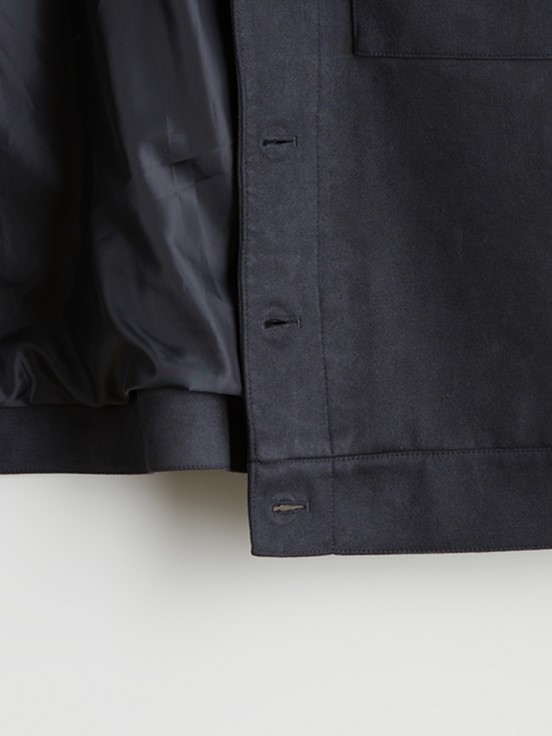 Deri Görünümlü Mont KOYU ANTRASİT