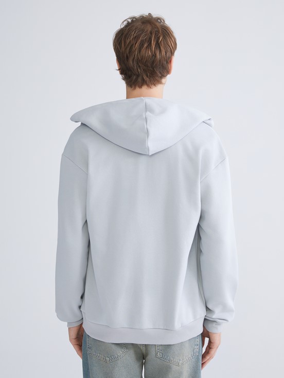 Fermuarlı Sweatshirt AÇIK GRİ