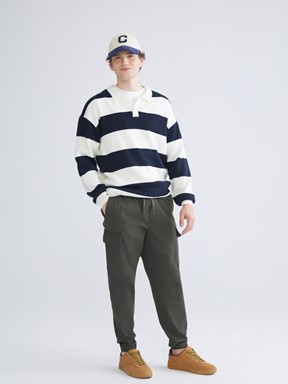 LCW CASUAL Standart Kalıp Erkek Kargo Pantolon SİYAH