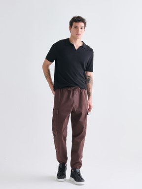 LCW CASUAL Standart Kalıp Erkek Kargo Pantolon SİYAH