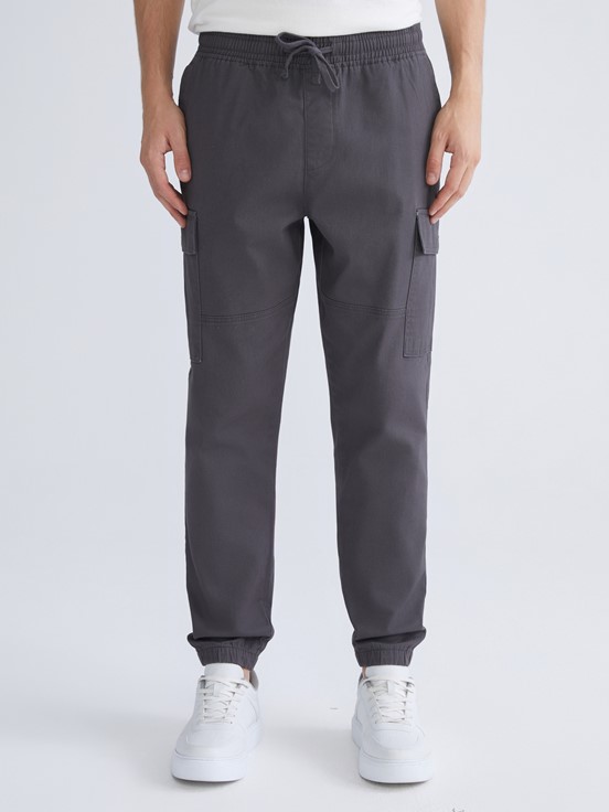 LCW CASUAL Standart Kalıp Erkek Kargo Pantolon ANTRASİT