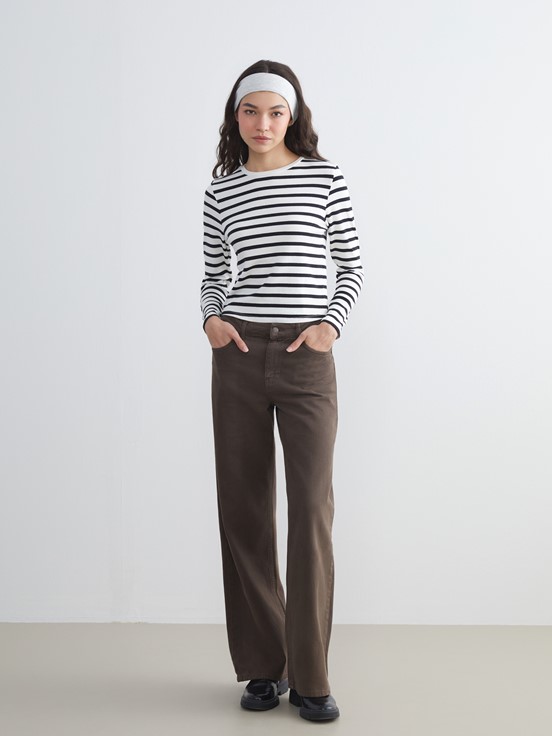 Tişört SİYAH ÇİZGİLİ