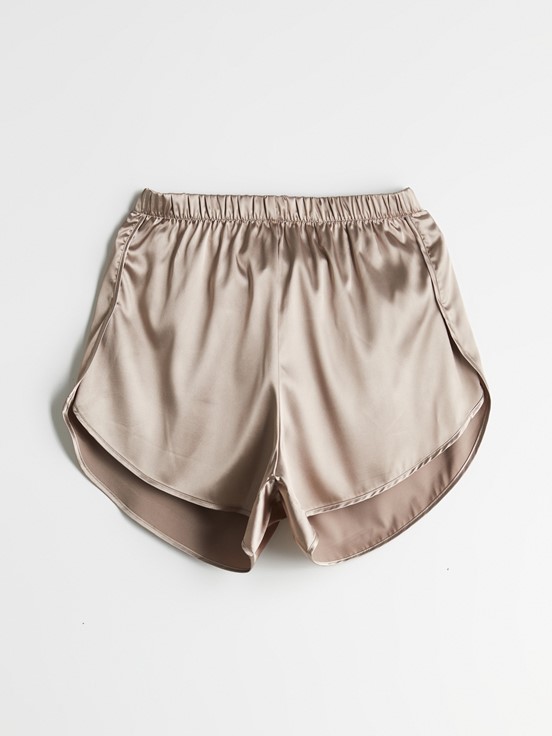 Şortlu Pijama Takımı BEJ