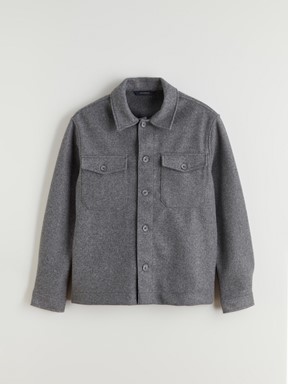 Gömlek Ceket ANTRASİT MELANJ
