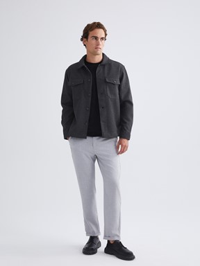 Gömlek Ceket ANTRASİT MELANJ