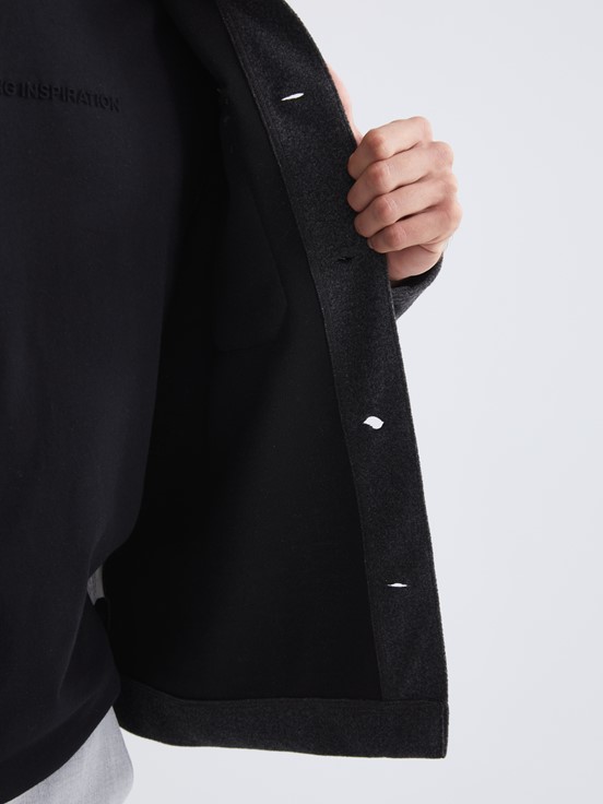 Gömlek Ceket ANTRASİT MELANJ