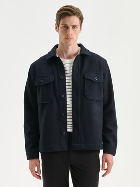 Gömlek Ceket ANTRASİT MELANJ