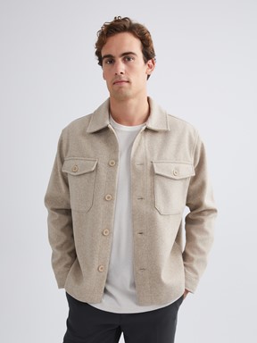 Gömlek Ceket ANTRASİT MELANJ