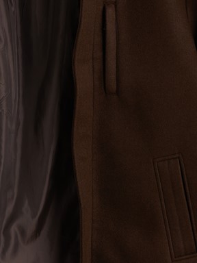 Kaşe Kaban KOYU KAHVERENGİ