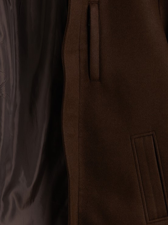 Kaşe Kaban KOYU KAHVERENGİ