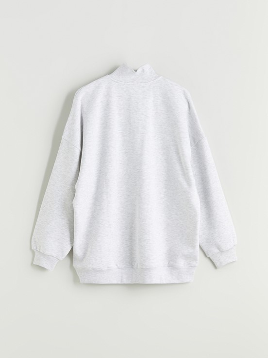 Sweatshirt GRİ MELANJ